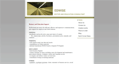 Desktop Screenshot of edwise2008.com